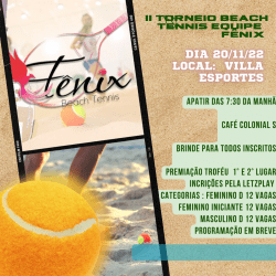 I I Torneio  Equipe Fênix Beach Tennis - Feminino D