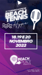 2⁰ Torneio Hype Beach Tennis