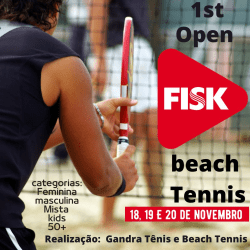 1 ST OPEN FISK DE BEACH TENNIS - Categoria B - Femnino