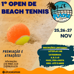 1º OPEN DE BEACH TENNIS PLACAR CAPIVARI - Masculina D