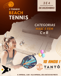 Torneio Beach Tennis - Tantô 10 Anos - Feminina C