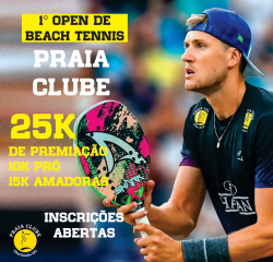 1º Open beach tennis Praia Clube 25K - Masculino A