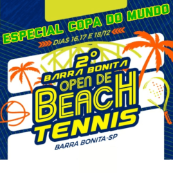 2° Barra Bonita Open De Beach Tennis - PÉ NA AREIA - Categoria Mista D