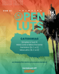 1º Open Luts - Simples C/D Feminina 