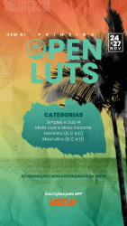 1º Open Luts - A/B MASCULINA 