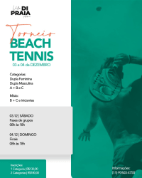 TORNEIO BEACH TENNIS VILA DI PRAIA - DUPLA MASCULINA - CATEGORIA C