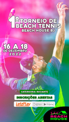 1 Torneio Beach Tennis - Beach House BJ - Dupla Masculina E