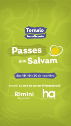 Torneio de Beach Tennis Passes que Salvam