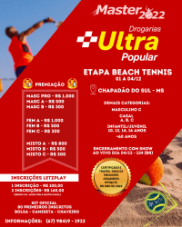 Master 2022 Drogarias Ultra Popular de Beach Tennis - FEMININO A