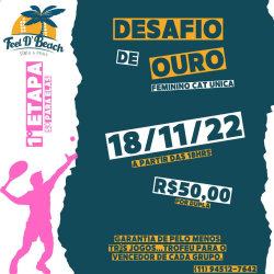 1 Etapa Desafio de ouro - Fem  - FemD/C - Grupo 1 