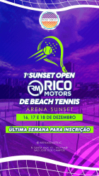 1° Sunset Open de Beach Tennis 