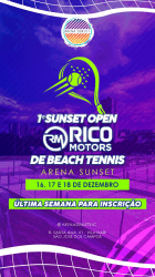 1° Sunset Open de Beach Tennis  - 80+ Feminina 