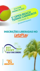 I OPEN BEACH TENNIS CARNEIROS  - Categoria Estreante Feminino 