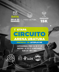 1ª Etapa Circuito Arena Ubatuba de Beach Tennis - Mista C