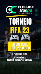 1º TORNEIO FIFA 23 O CLUBE BETINO BEACH TENNIS