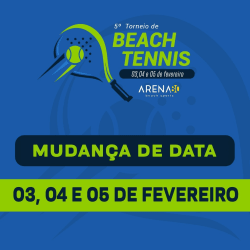 5º Torneio de Beach Tennis Arena 80 - Feminino Iniciante