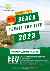 1• Etapa - Circuito Beach Tennis For Life 2023