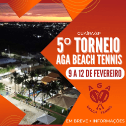 5º TORNEIO AGA BEACH TENNIS - MISTO INICIANTE