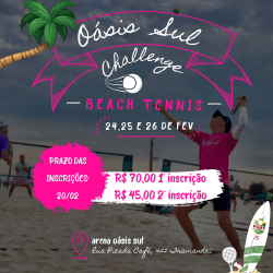 FGBT25 - OASIS SUL BEACH TENNIS - ETAPA CHALLENGE