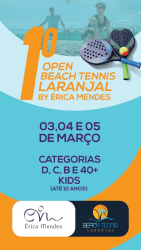 1º Open Beach Tennis Laranjal By Érica Mendes - Mista D