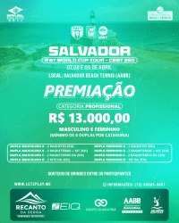 CBBT 250 - SALVADOR IFBT WORLD CUP TOUR - AMADOR - Dupla Feminino C