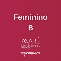 5º Open de Beach Tennis By Ice Cream Roll - Feminino B