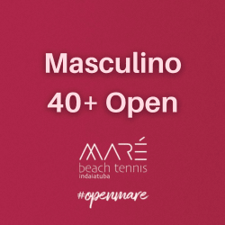 5º Open de Beach Tennis By Ice Cream Roll - Masculino 40+ Open