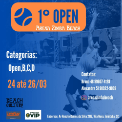 1. Open Arena Zimba Beach  - Dupla Feminino Open