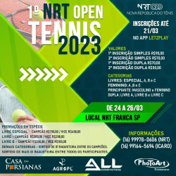 I NRT OPEN DE TÊNIS 2023 - SIMPLES B