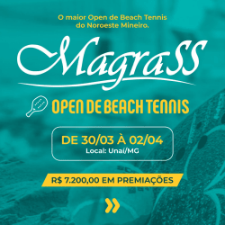 MAGRASS OPEN DE BEACH TENNIS - Feminino 40+