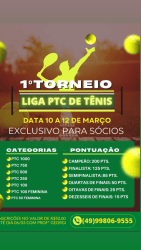 I INTERNO PINHEIRO TÊNIS CLUBE 2023 - PTC 100
