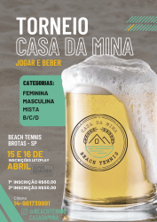 1º TORNEIO JOGAR E BEBER CASA DA MINA - FEMININA B