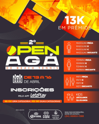 2º OPEN AGÁ DE BEACH TENNIS - Uberaba/MG - MISTO C