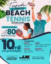 2º OPEN DE BEACH TENNIS DO PAINEIRA - FEMININA 30+