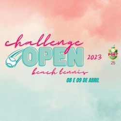 FGBT25 - CHALLENGE OPEN BEACH TENNIS - ETAPA CHALLENGE - Dupla Masculino E