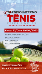 1° Torneio interno etapa simples Jockey Uberaba  - Master 50+ masculina 