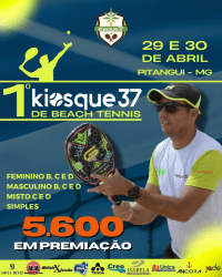 1° Kiosque 37 de Beach Tennis - Feminina D