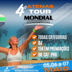 4º Atenas Tour Mondial - Dupla Feminino B