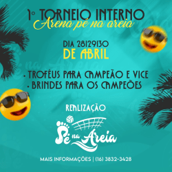 1° Torneio interno Arena Pé na Areia - Masculino C