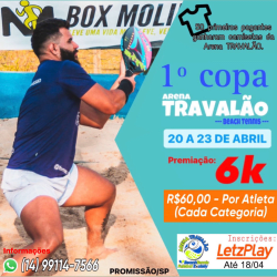 1º Copa Arena TRAVALÃO de Beach Tennis - Masculino B