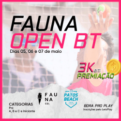 FAUNA OPEN BT - MASCULINO PRO/A