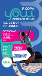 1° Copa Yow de Beach Tennis  - Masculina PRO/A