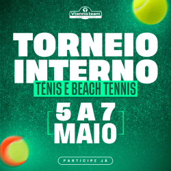 TORNEIO INTERNO - RANKING VTENNIS  - Tênis - Feminino Iniciante