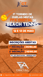 1º torneio de mistas FFA Digital no CT Bonifácia