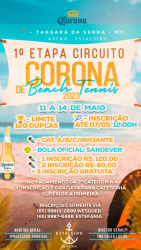 1° CIRCUITO CORONA DE BEACH TENNIS - CATEGORIA MASC A