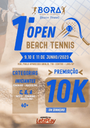  1º OPEN DE BEACH TENNIS - BORA ARENA DE ESPORTES - Masculino C