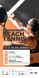 15° Campeonato de Beach tennis OAB CAASP 2023  - Etapa Presidente Prudente  - Feminino