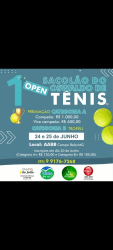 1 OPEN SACOLAO DO OSWALDO DE TENIS / CAMPO BELO- MG - Cat. A