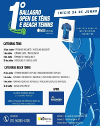 1° Ballagro Open de Tênis e Beach Tennis  - Iniciante Feminino 