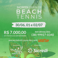 SICREDI OPEN DE BEACH TENNIS - DUPLA MISTA C